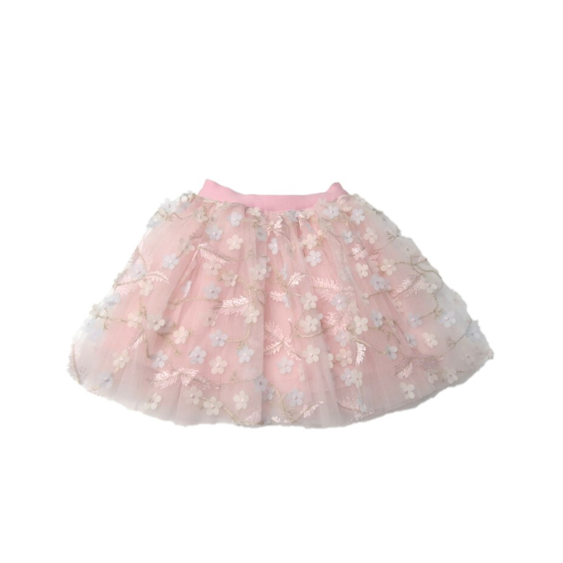 ML-CD00002-Kids pink tutu skirt