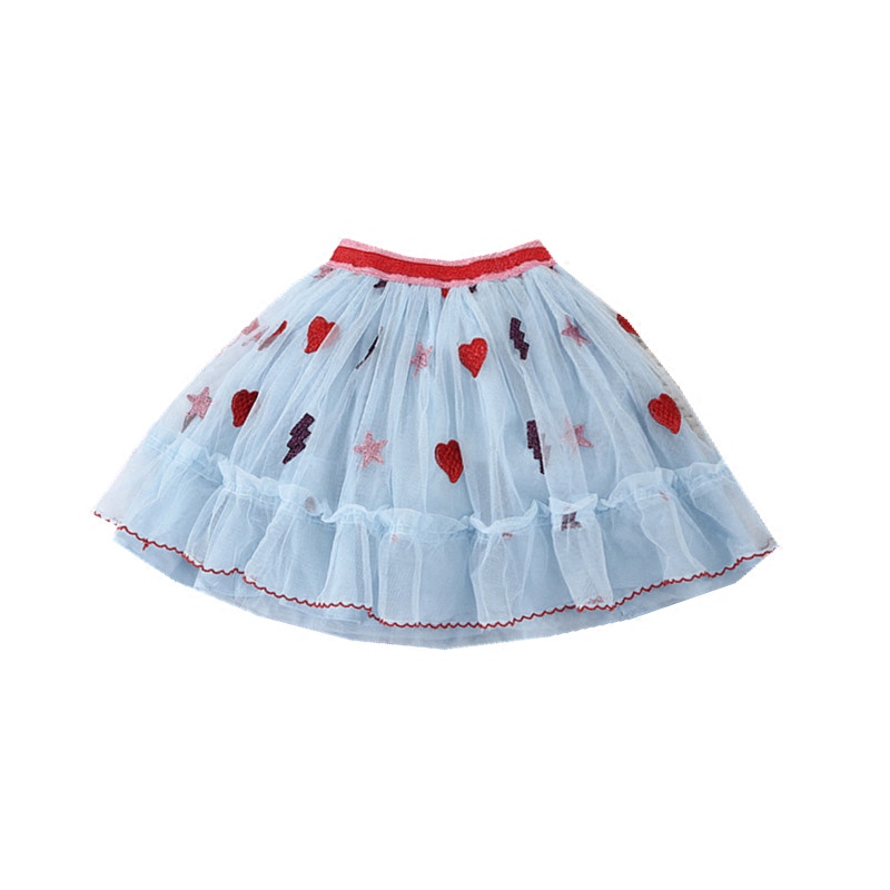 ML-CD00007-Heart embroisery tutu skirt