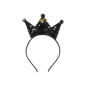 Black crown hairband