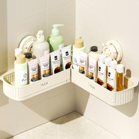 Suction cup corner storage rack